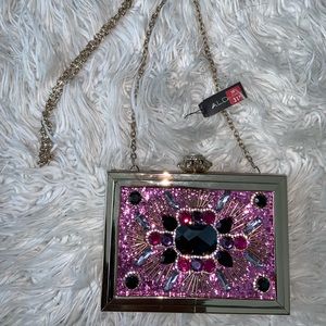 Aldo bedazzled clutch